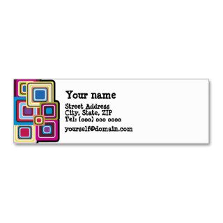 Groovy Squares Business Card