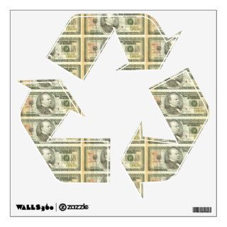 Misc Decal Shapes   Million Dollar Bills Room Stickers