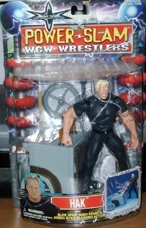 Power Slam WCW Wrestlers "HAK" Toys & Games