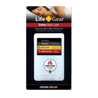 Life+Gear Fire Safety Night Light with Power Failure Backup LG24 60228 COL