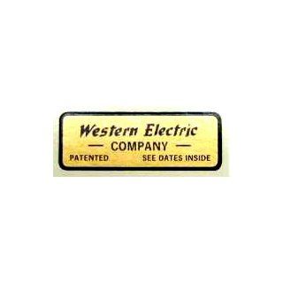 Western Electric Water Decal