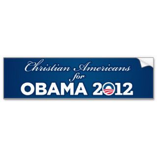 Christian For Obama Bumper Sticker