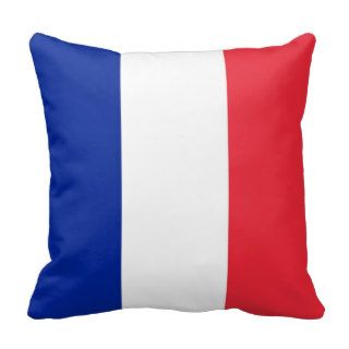 French Flag on American MoJo Pillow