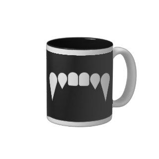 Vampire Fangs Wolf Fangs Sharp Teeth GRRR Mugs