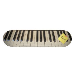Piano Keys AFK (Away Keyboard) Skateboard
