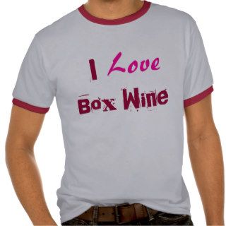 I Love Box Wine Men's Shirt