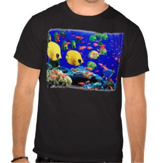 Tropical Fish in Coral Sea Tees