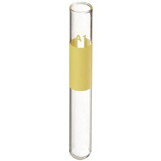 Kimble Chase 10BZ1 Borosilicate Glass Yellow Color Coded A1 Blood Typing Tube (Case of 1000) Science Lab Tubes