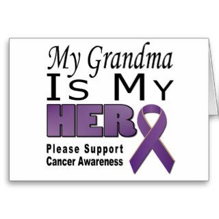 My Grandma Is My Hero Cancer Awareness Cards