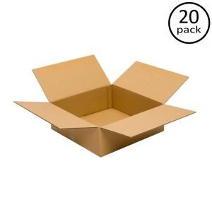 Plain Brown Box 18 in. x 18 in. x 6 in. 20 Box Bundle PRA0102