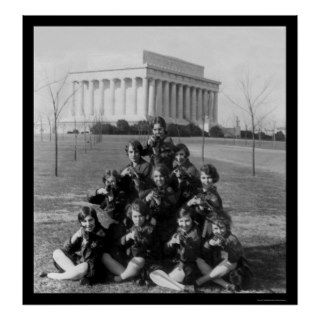 George Washington University Girls Rifle Team 1927 Posters