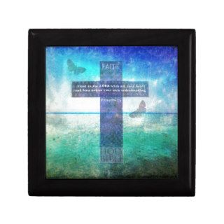 Proverbs 35 Trust in the Lord with all your heart Keepsake Boxes