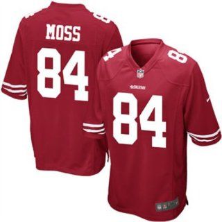 San Francisco 49ers Randy Moss#84 NFL Youth Game Jersey (Small (8))  Sports Fan Football Jerseys  Sports & Outdoors