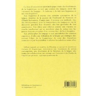 Etudes de lingusitique générale (French Edition) Gilbert Lazard 9782745313928 Books