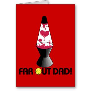Far Out Dad Greeting Card