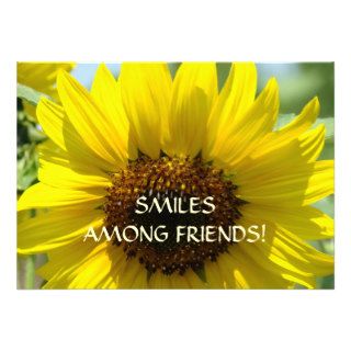 SMILES AMONG FRIENDS Invitations Parties Events