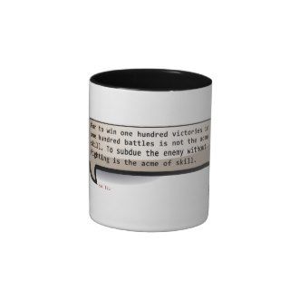 Sun Tzu For to win one hundred victories in Mugs