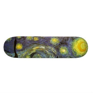 Van Gogh Starry Night Skate Decks