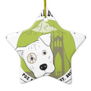 Portland Pit Bull Project Fun Products Christmas Ornament