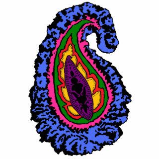 Groovy Paisley Magnet Acrylic Cut Outs