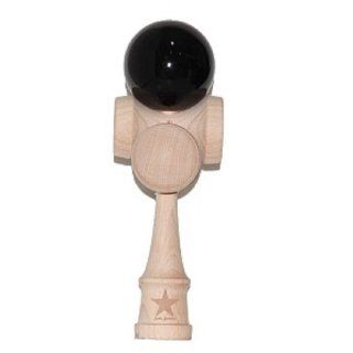 Super Kendama 5 Cups Black Shiny Ball And Extra String Toys & Games