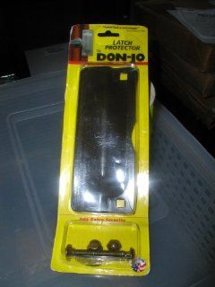 DON JO DOOR LATCH PROTECTOR BLACK LP 207 DU ADDS EXTRA SECURITY NEW IN PACKAGE INCLUDES HARDWARE   Other Products  