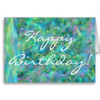 Happy Birthday in Buds of Spring Greeting Card