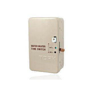 NSI Industries Tork WH2 24 Hour Water Heater Time Switch, Metal Indoor NEMA 1, 208 250 VAC Input Supply, DPST Output Contacts Electronic Photo Detectors