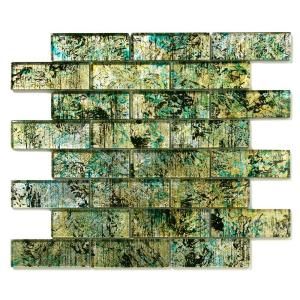 Solistone Folia Octotillo 12 in. x 12 in. x 6.35 mm Glass Mesh Mounted Mosaic Wall Tile (10 sq. ft./case) 9056