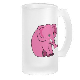 DY  Pink Elephant Beer Mug
