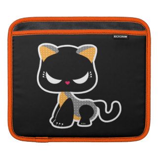 Black cat sleeves for iPads