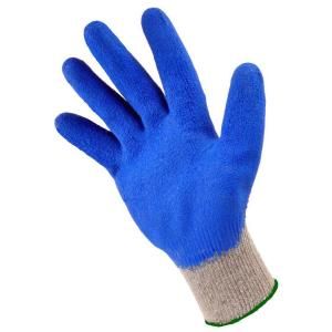 G & F 3100 Heavy Duty String Knit Cotton Medium Glove with Latex Double Dipped Coating, 12 Pairs, Sold By Dozen 3100M
