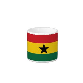 Ghana Plain Flag Espresso Mug