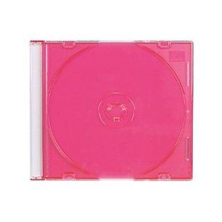 50 SLIM RED Color CD Jewel Cases Electronics
