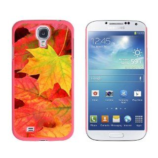 Graphics and More Fall Leaves Leaf Snap On Hard Protective Case for Samsung Galaxy S4   Non Retail Packaging   Pink Cell Phones & Accessories