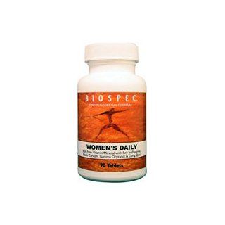 BIOSPEC WOMENS DAILY Iron Free Vitamin / Mineral / Herbal Complex for Women Can Also be Taken by Men Requiring an Iron Free Supplement. 90 Tablets Health & Personal Care