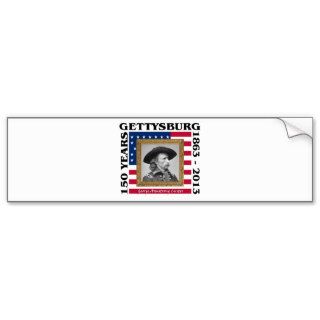 George Custer   150th Anniversary Gettysburg Bumper Stickers