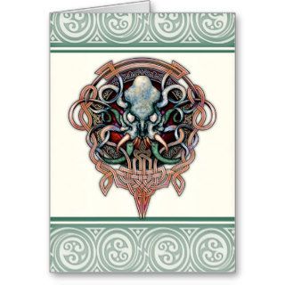 Ctheltic Cthulhu Greeting Card