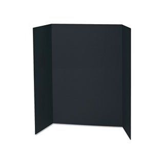 * Spotlight Corrugated Presentation Display Boards, 48 x 36, Black, 24/Carton