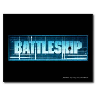 Battleship Logo Postcard