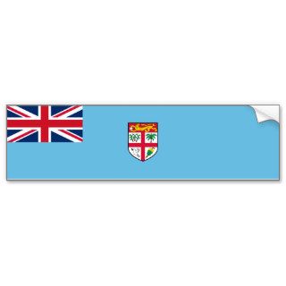 Fiji/Fijian Flag Bumper Stickers