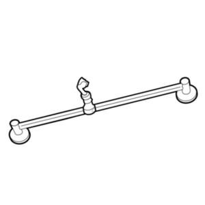 MOEN Commercial Adjustable 30 Slide Bar With Attaching Hardware in Chrome 101629