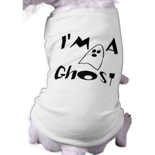 I'm A Ghost Costume Pet Shirt