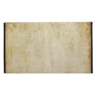 Antique Cream Paper iPad Case