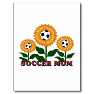 Soccer Mom Sunflowers Post Cards