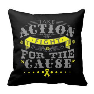 Spina Bifida Take Action Fight For The Cause Pillows