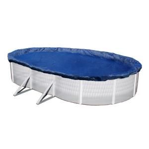 Dirt Defender 15 Year 18 ft. x 40 ft. Oval Above Ground Pool Winter Cover BWC938