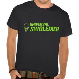 Universal Swoledier Skull Green Tshirt