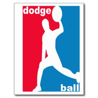 National Dodgeball Association Logo Postcards