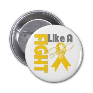 Neuroblastoma Cancer Chic Fight Like A Girl Ribbon Pin